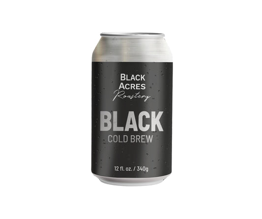 Black Cold Brew Coffee Can - Mexico