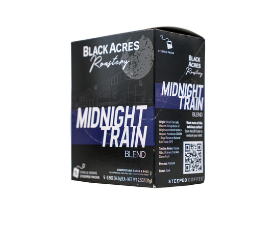 5-Pack Box - Midnight Train Single Serve Steeped Bags